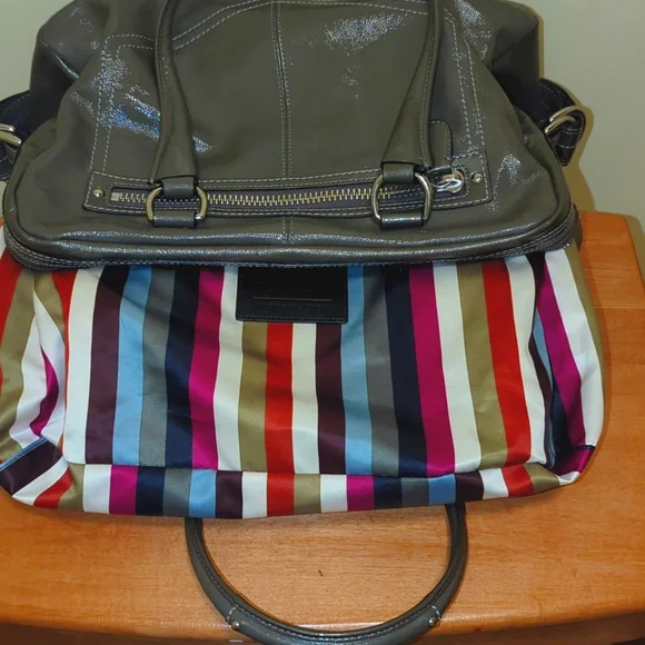 Coach Archive Gray Bleecker Peyton Limited Ed Satchel 13051 💯 - Picture 9 of 12